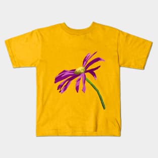 Single Purple Daisy Kids T-Shirt